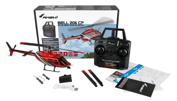 25342 Bell 206 CP Jet Ranger Helikopter 6-Kanal 6G RTF